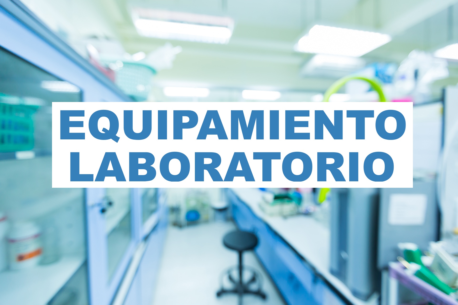 Equip. labo productos